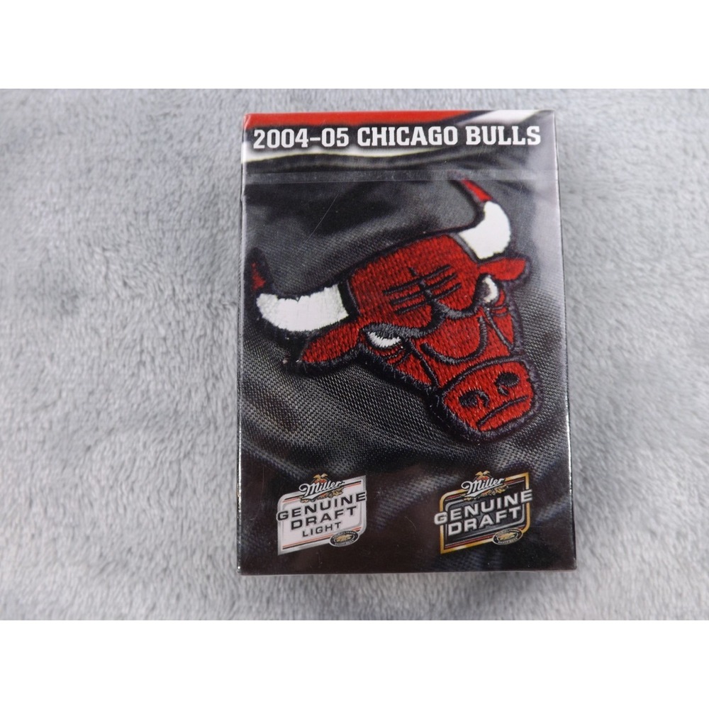 Chicago Bulls Playing Cards 2004-05 Vintage New Sealed Miller NBA Collectible